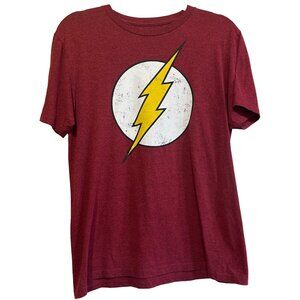 The Flash & DC T-shirt Men's Cotton Polyester Blend Men's Size Medium